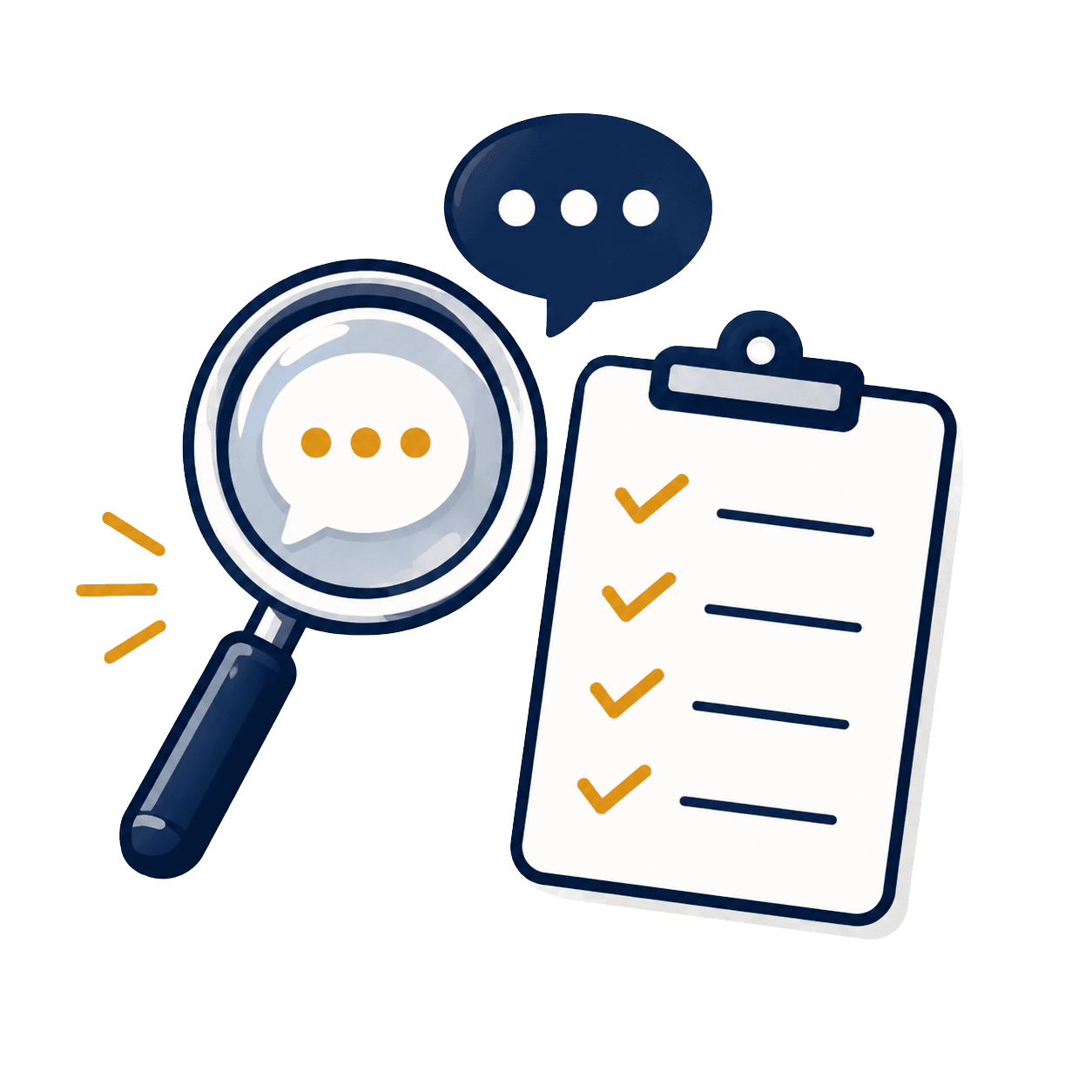 We review and ask the right questions